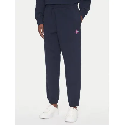 Zdjęcie Calvin Klein Jeans Spodnie dresowe Monologo LV047B235G Granatowy Regular Fit