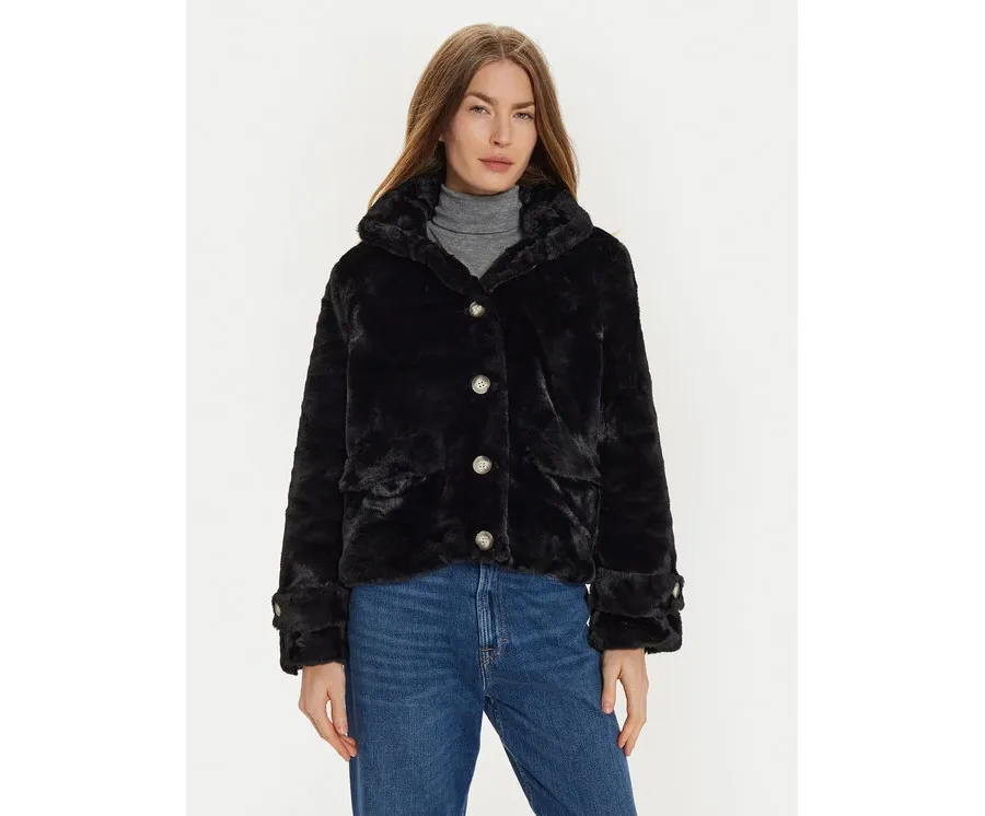 obrazek 1 Vero Moda Futro Sonjaeva 10310303 Czarny Regular Fit