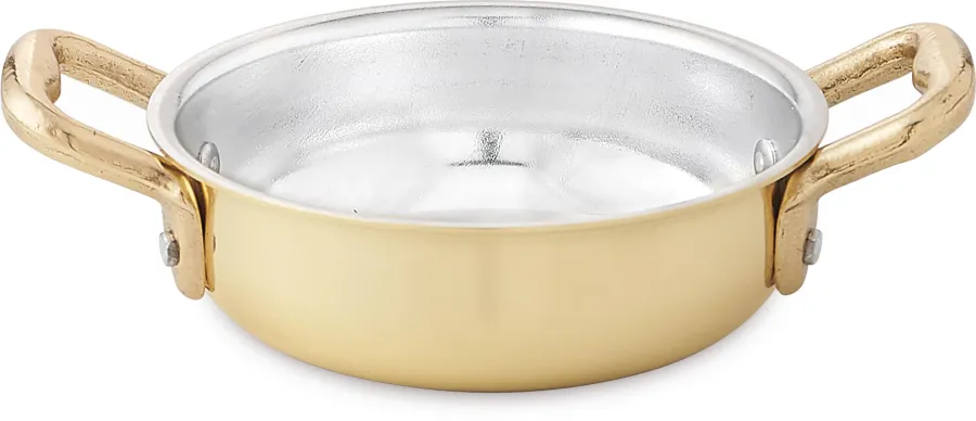 obrazek 1 Patelnia do paelli średnica 12cm 2 uchwyty - Pepite d'Oro - Cu Artigiana