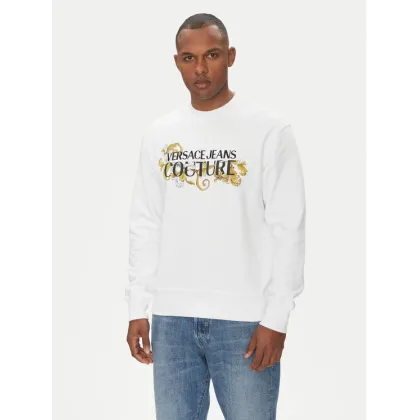 Zdjęcie Versace Jeans Couture Bluza 78GAIC06 Biały Regular Fit