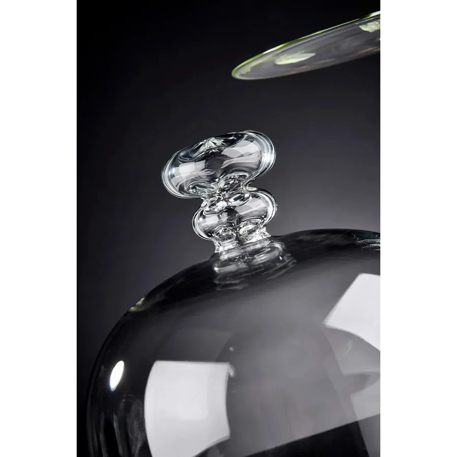picture 4 Elegant small plateau with lid made of glass by Italian brand VG