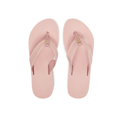 Zdjęcie Tommy Hilfiger Japonki Hilfiger Webbing Beach Sandal FW0FW08515 Różowy