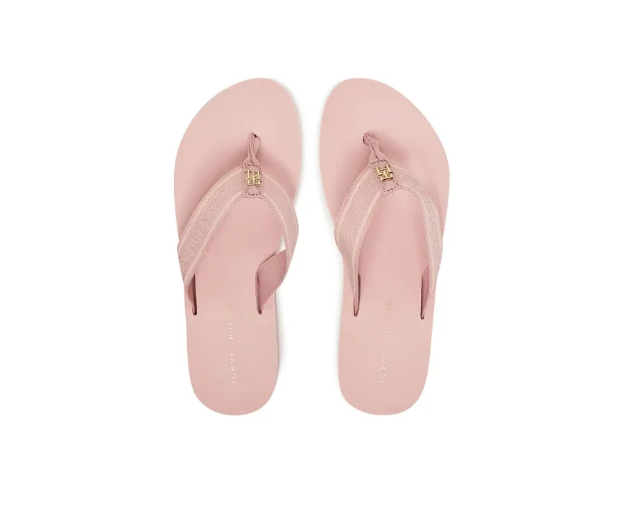 obrazek 1 Tommy Hilfiger Japonki Hilfiger Webbing Beach Sandal FW0FW08515 Różowy