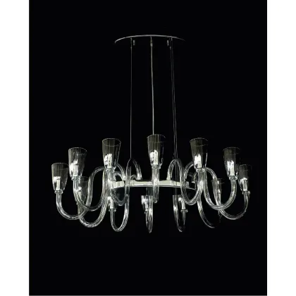 Picture Handmade Murano glass chandelier - Lucevetro