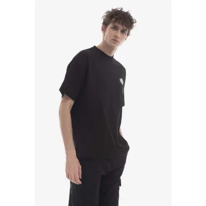 Zdjęcie STAMPD t-shirt bawełniany kolor czarny gładki SLA.M2846TE-WHT