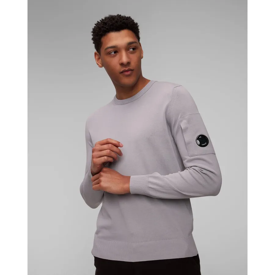 obrazek 1 Szary Sweter Męski C.p. Company CP Company