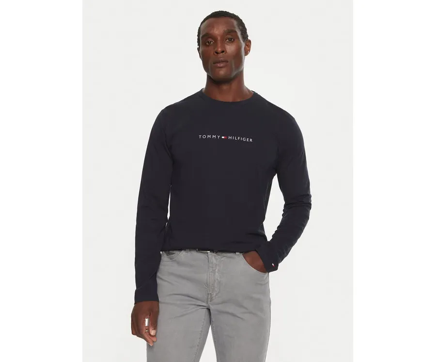 obrazek 1 Tommy Hilfiger Longsleeve UM0UM03345 Granatowy Regular Fit