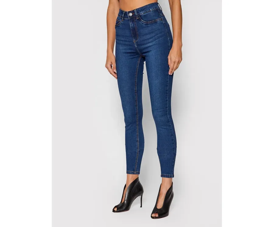obrazek 1 Noisy May Jeansy Callie 27007979 Granatowy Skinny Fit
