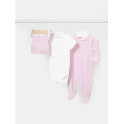 Zdjęcie Mayoral Komplet body i śpiochy 1723 Różowy