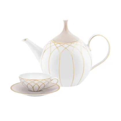 Picture A large porcelain tea set from the unique Terrace - Vista Alegre collection