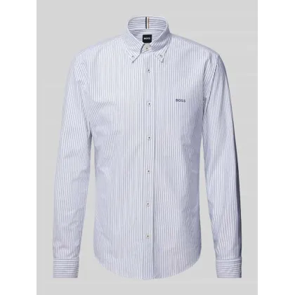 Zdjęcie Koszula biznesowa o kroju slim fit z listwą guzikową model ‘Roan’