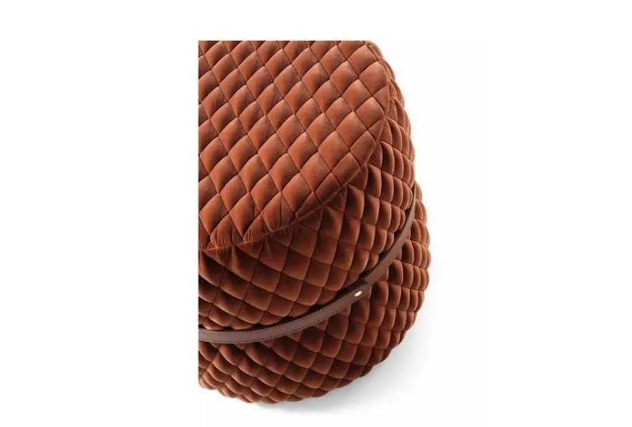 obrazek 3 Elegancka tapicerowana pufa Conga z Włoch