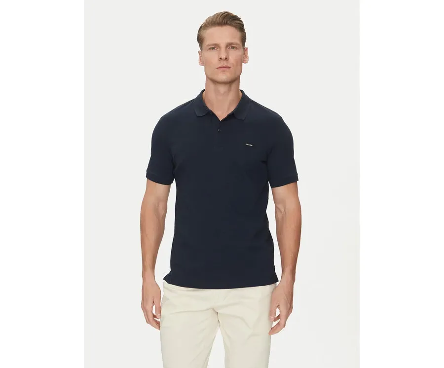 obrazek 1 Calvin Klein Polo K10K111196 Granatowy Slim Fit