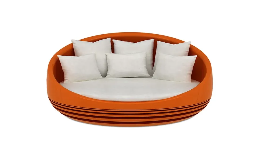 obrazek 1 Okrągła, elegancka sofa retro  - Bitangra