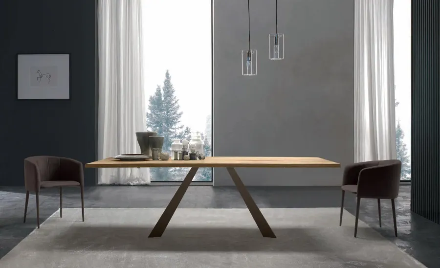 obrazek 1 Włoski designerski rozkładany stół do salonu – Zamagna Italia