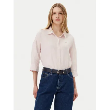 Zdjęcie Tommy Hilfiger Koszula WW0WW46169 Różowy Loose Fit