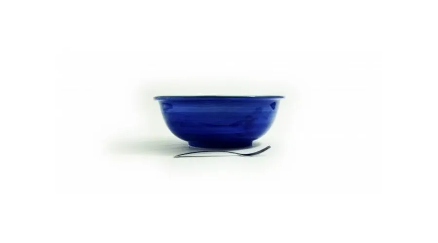 obrazek 3 Duża ceramiczna miska na sałatki, zupę lub makaron zdobiona kolorami tęczy - Le Ceramiche