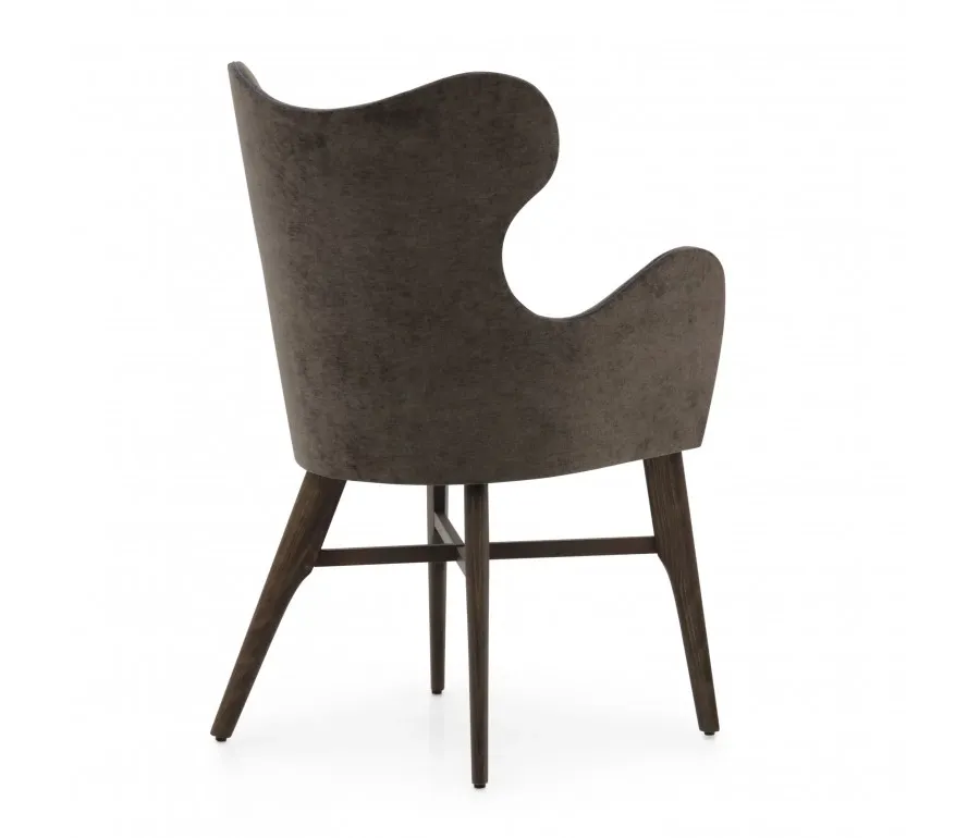 obrazek 2 Brązowy designerski fotel w stylu nowoczesnym - Sevensedie