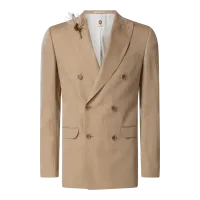 Zdjęcie Marynarka o kroju slim fit z dodatkiem lnu model ‘Percy’
