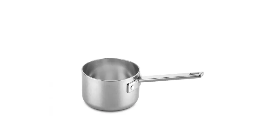obrazek 2 Stylowy włoski rondel 16 cm ze stali nierdzewnej