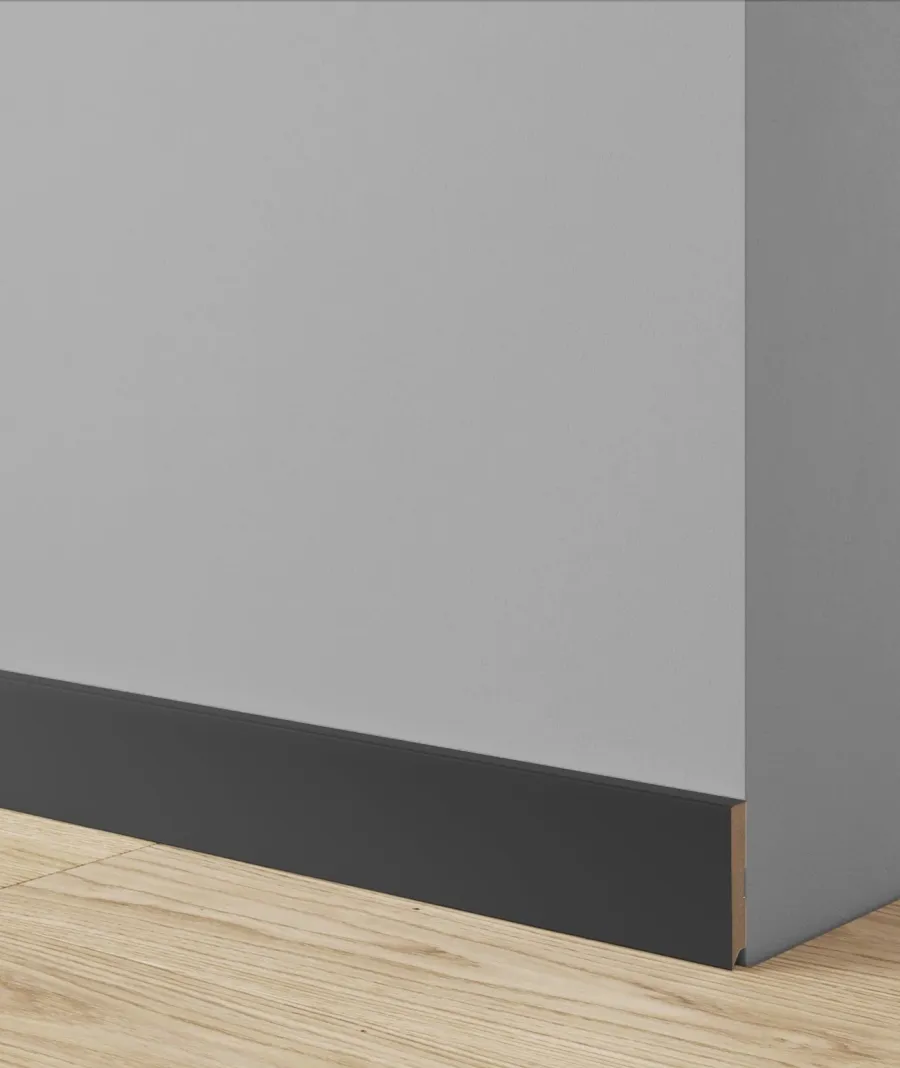 obrazek 1 275 x 8 x 1,6 cm LD Listwa przypodłogowa MDF (grafit) 2,75 mb