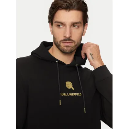 Zdjęcie KARL LAGERFELD Bluza 705460 551900 Czarny Regular Fit