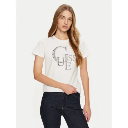 Zdjęcie Guess T-Shirt W4BI16 I3Z14 Biały Regular Fit