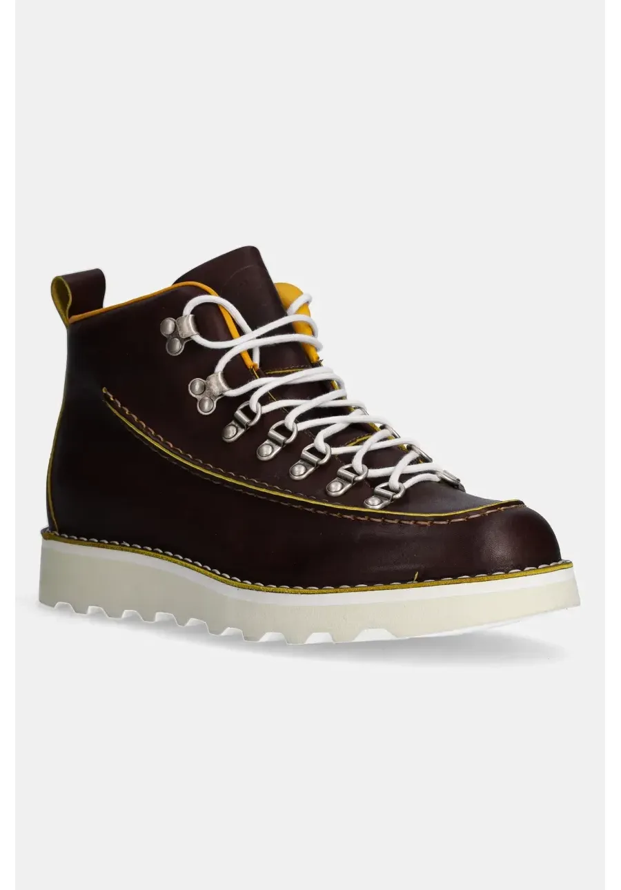 obrazek 1 Fracap trapery skórzane Magnifico męskie kolor brązowy MAGNIFICO.M60.BRNO