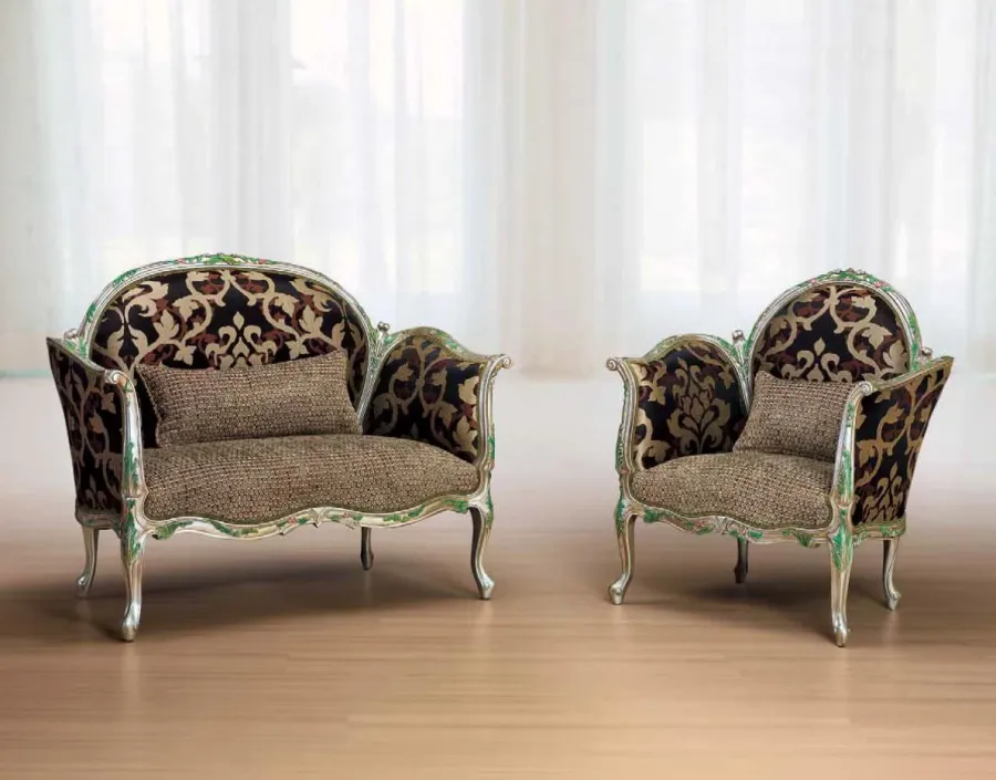obrazek 1 Stylowa mała sofa w stylu antycznym do salonu - Morello Gianpaolo