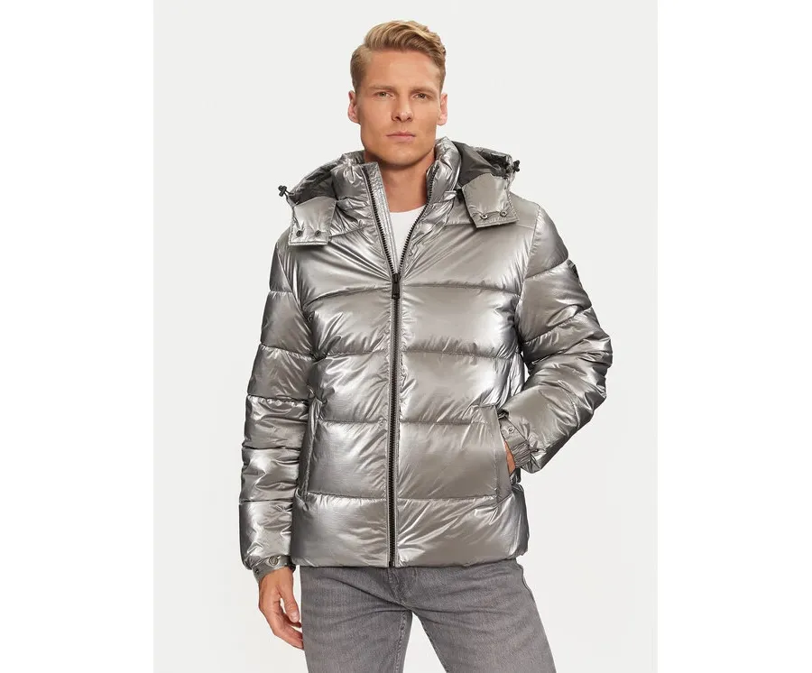 obrazek 1 Guess Kurtka zimowa M4BL46 WGJT0 Srebrny Regular Fit