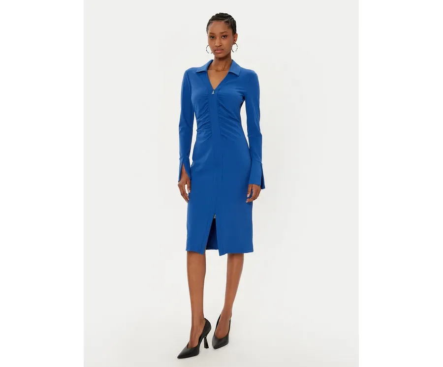 obrazek 1 Patrizia Pepe Sukienka koktajlowa 8A1452/J129-CA37 Niebieski Slim Fit