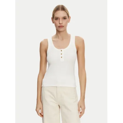 Zdjęcie Tommy Hilfiger Top Henley WW0WW43920 Biały Slim Fit