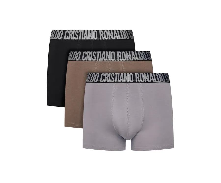 obrazek 1 Cristiano Ronaldo CR7 Komplet 3 par bokserek 8100-49 Kolorowy