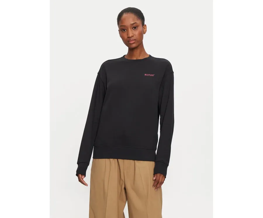 obrazek 1 Mustang Bluza Aberdeen 1015466 Czarny Regular Fit