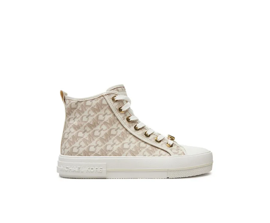 obrazek 1 MICHAEL Michael Kors Trampki Evy High Top 43F4EYFE5B Beżowy