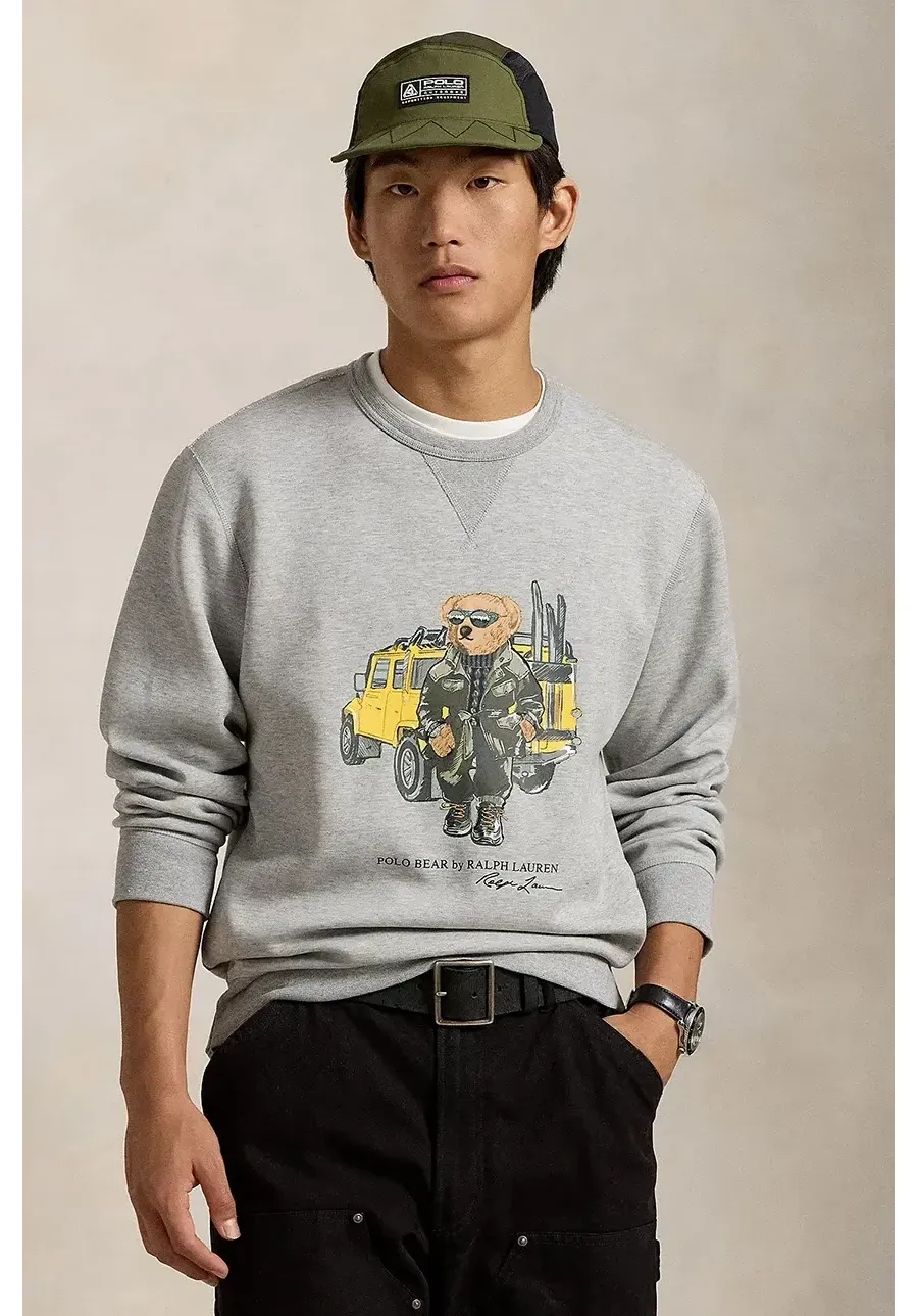 obrazek 1 Polo Ralph Lauren bluza męska kolor szary z nadrukiem 710958195
