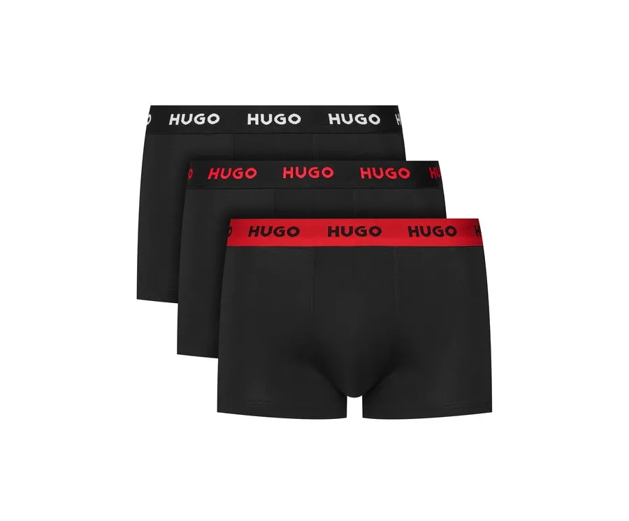 obrazek 1 HUGO Komplet 3 par bokserek Trunk Triplet Pack 50532611 Szary