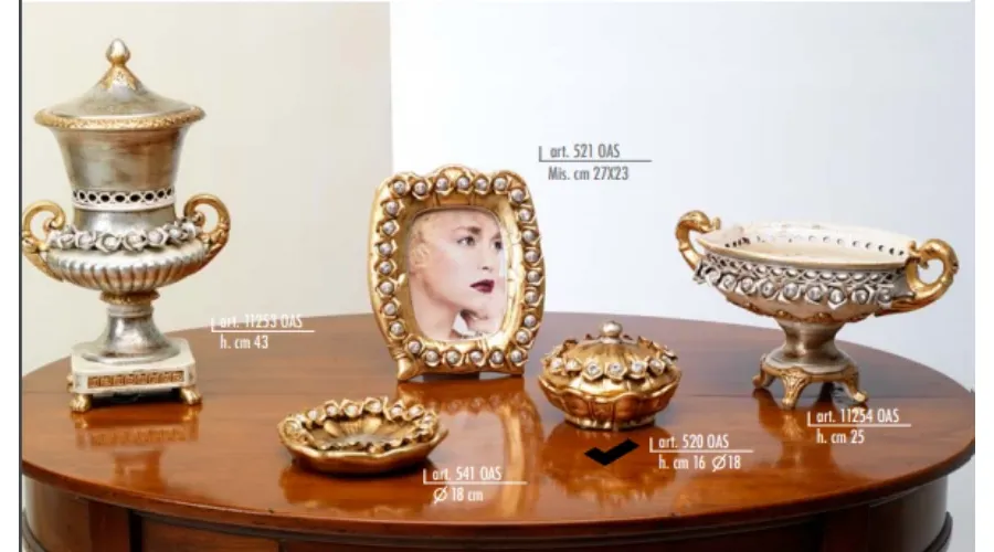 obrazek 1 Prążkowane pudełko z różami Swarovski - Valle d'oro Patchi