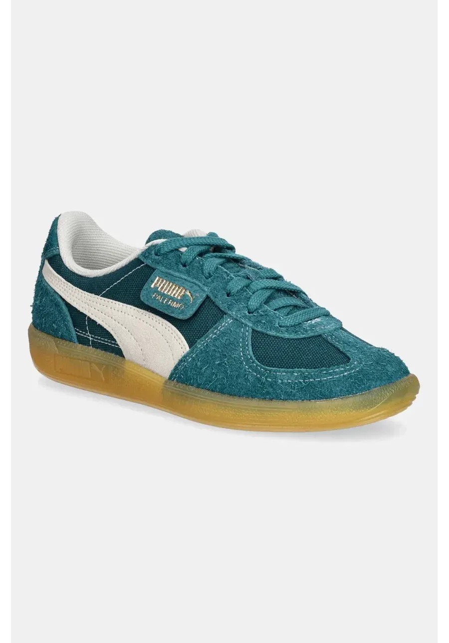 obrazek 1 Puma sneakersy zamszowe Palermo Vintage kolor zielony 396841