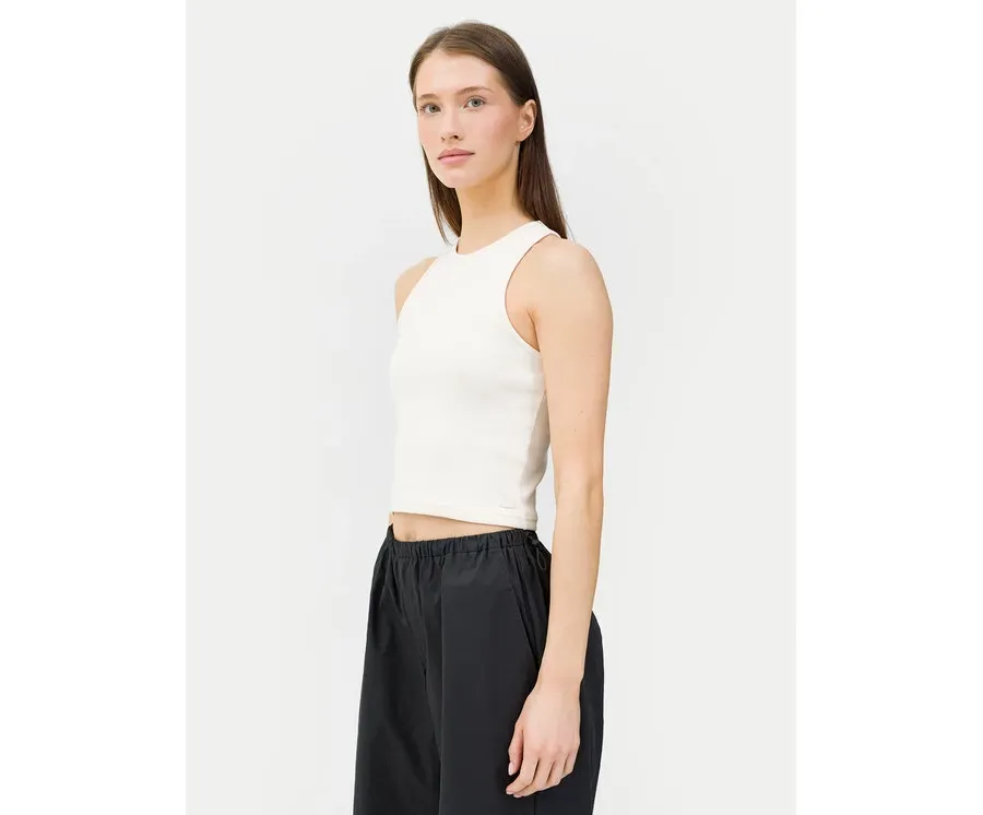 obrazek 1 4F Top 4FWSS24TSLEF066 Écru Slim Fit