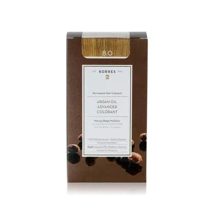 Zdjęcie KORRES Argain Oil Advanced Hair Colour Light Blonde 8.0 Farba do włosów 1 szt.