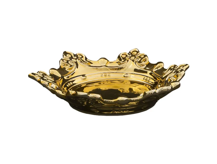 obrazek 1 Niezwykły elegancki komplet 4 talerzy w kształcie korony - Virginia Casa