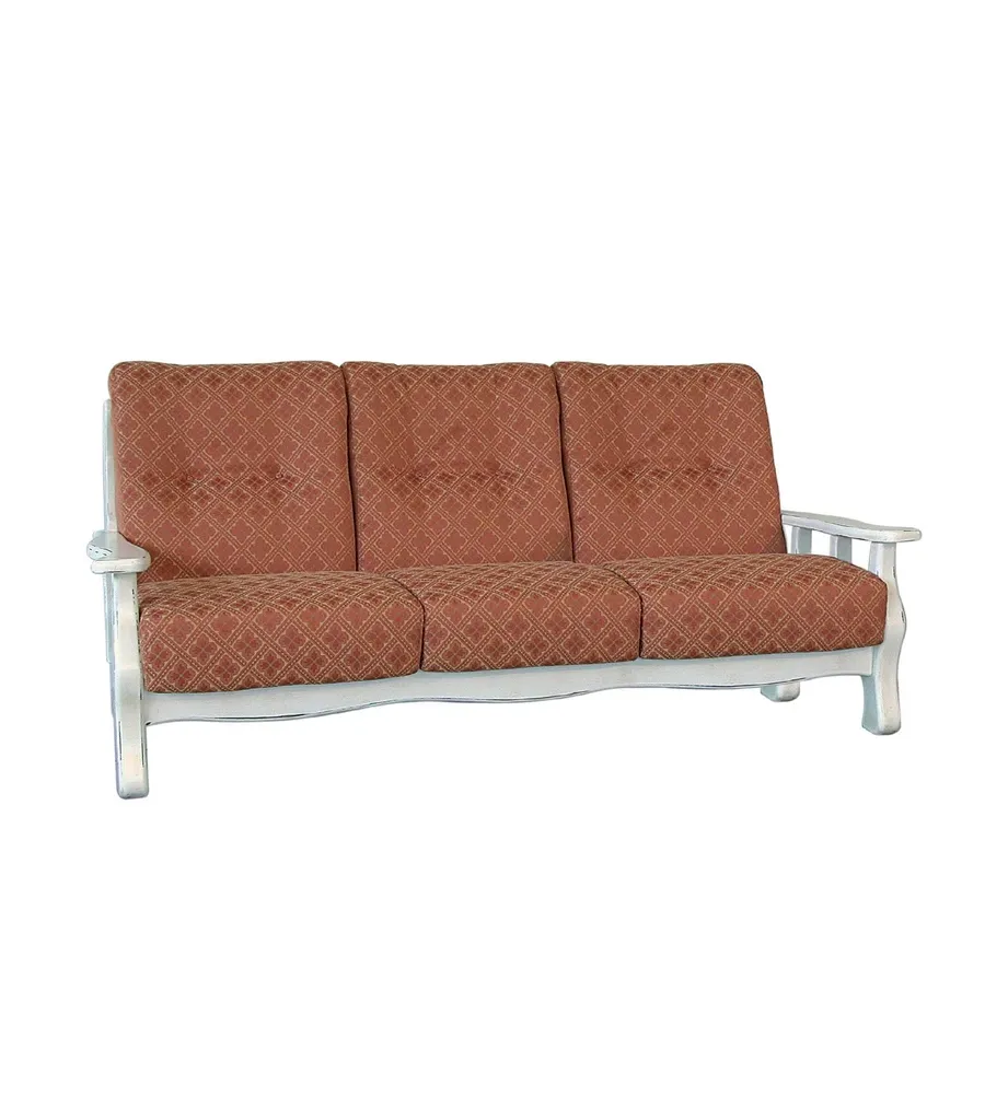 obrazek 1 Wyjątkowa trzyosobowa włoska sofa z tapicerowanymi poduszkami
