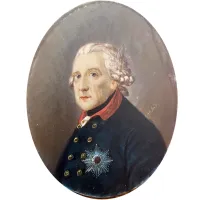 Picture A 19th century artist's portrait of Frederick II of Prussia