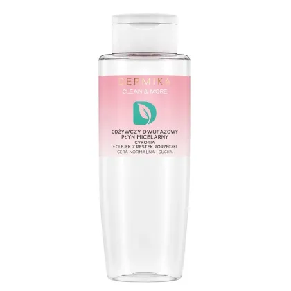 Zdjęcie Dermika Clean & More Odżywczy dwufazowy płyn micelarny do cery normalnej i suchej 400 ml