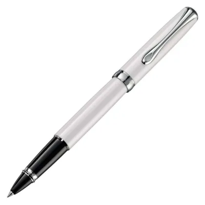 Picture Unique Excellence A2 Pearl white/chrome ballpoint pen