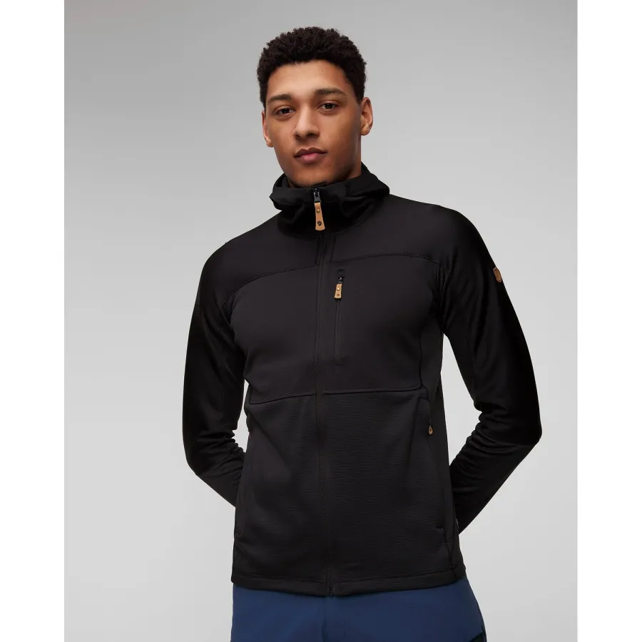 obrazek 1 Czarna Bluza Polarowa Męska Fjallraven Abisko Trail Fleece M