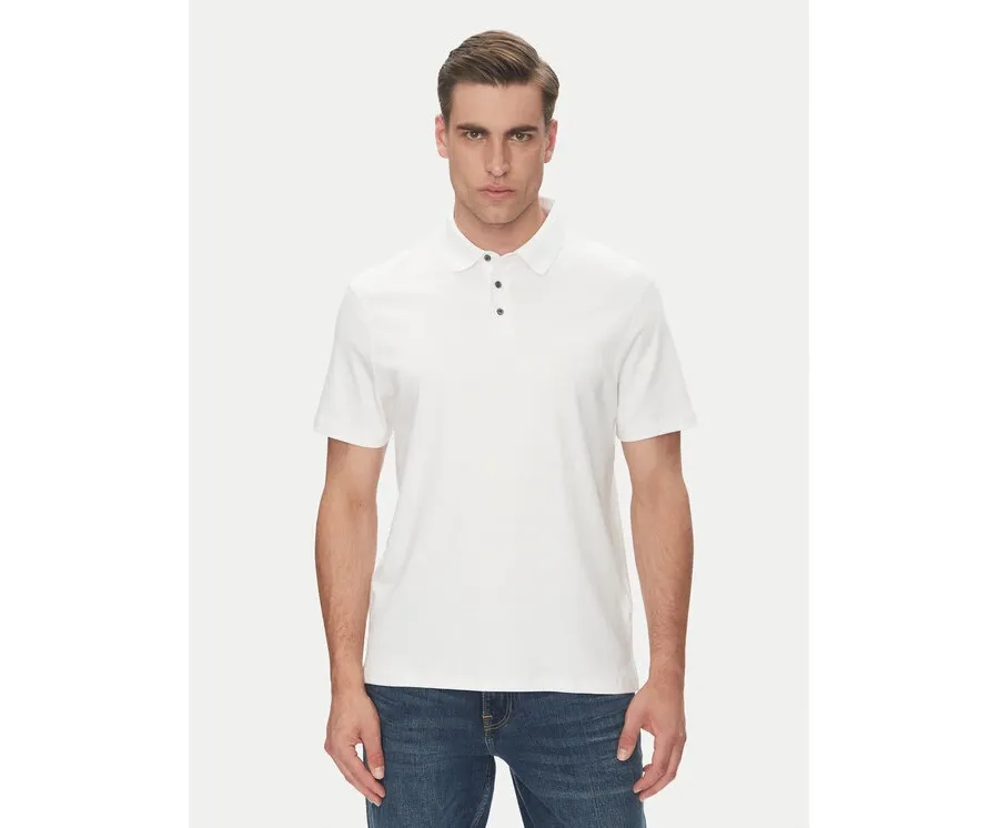 obrazek 1 Calvin Klein Polo Supima LV04LB276G Biały Regular Fit