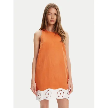 Zdjęcie STAUD Sukienka letnia Mika R25S2282LN Pomarańczowy Regular Fit