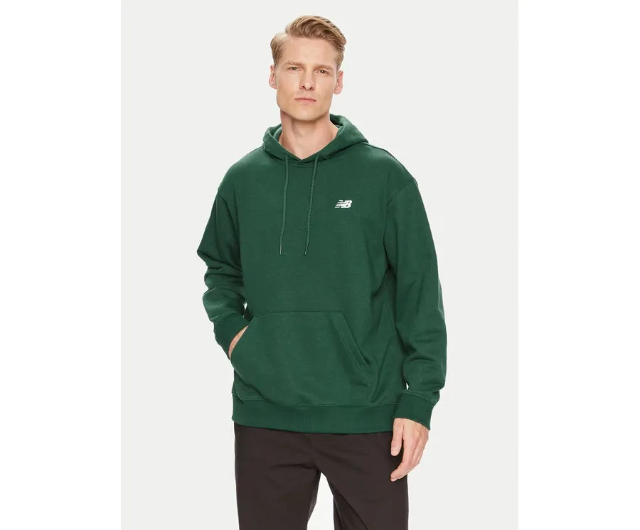 obrazek 1 New Balance Bluza Small Logo MT41508 Zielony Regular Fit